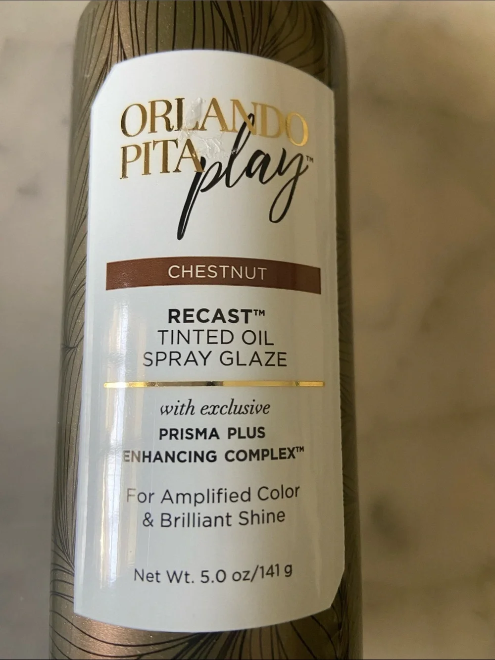 Hair Oil Glossing Spray Glaze - Chestnut